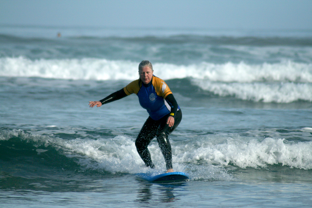 Clase de surf en grupo reducido en la playa de Famara Lanzarote